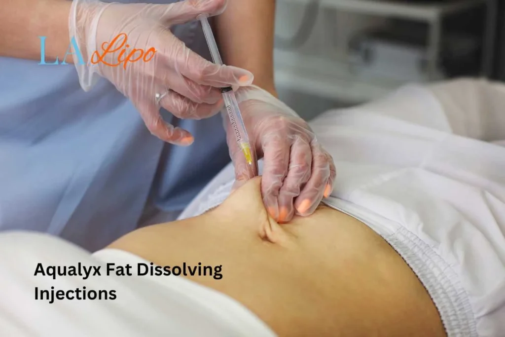 woman having fat dissolving injections Scunthorpe in the stomach