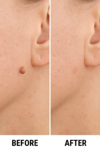 Skin tags removal Scunthorpe before and after