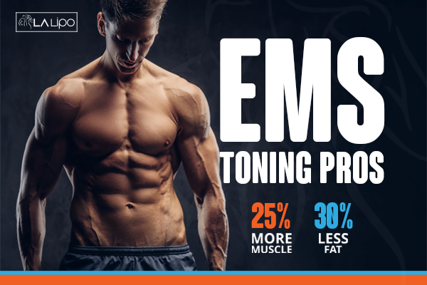 Image of man with sculpted stomach showing the fat loss and muscle gain of LA-EMS Body Sculpting Treatment Scunthorpe